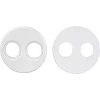 Sea-Dog 4" Gauge Power Socket Adapter Mounting Plate - White