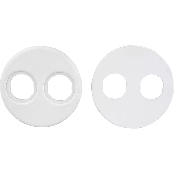 Sea-Dog 4" Gauge Power Socket Adapter Mounting Plate - White