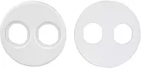 Sea-Dog 4" Gauge Power Socket Adapter Mounting Plate - White