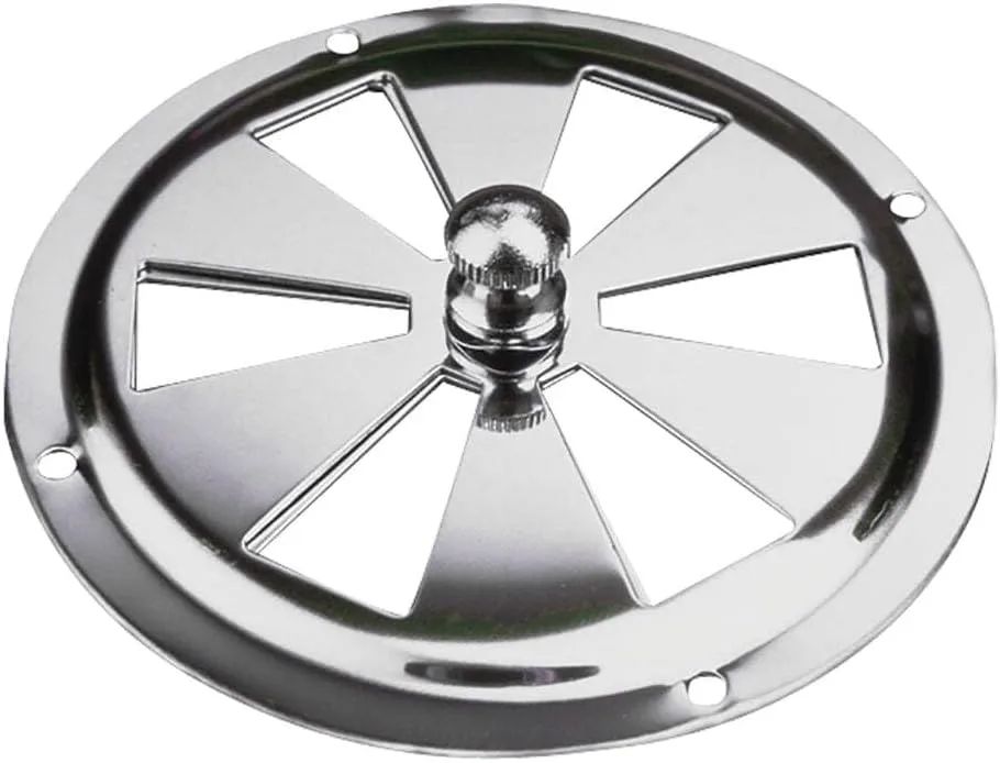 Sea-Dog Stainless Steel Butterfly Vent - Center Knob - 4"