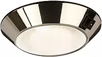 Sea-Dog Chrome Plastic LED Dome Light 4" Day/Night - Clear/Red Bulb