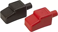 Sea Dog 415115-1 5/8" Battery Terminal Covers - Red/Black, Packaged
