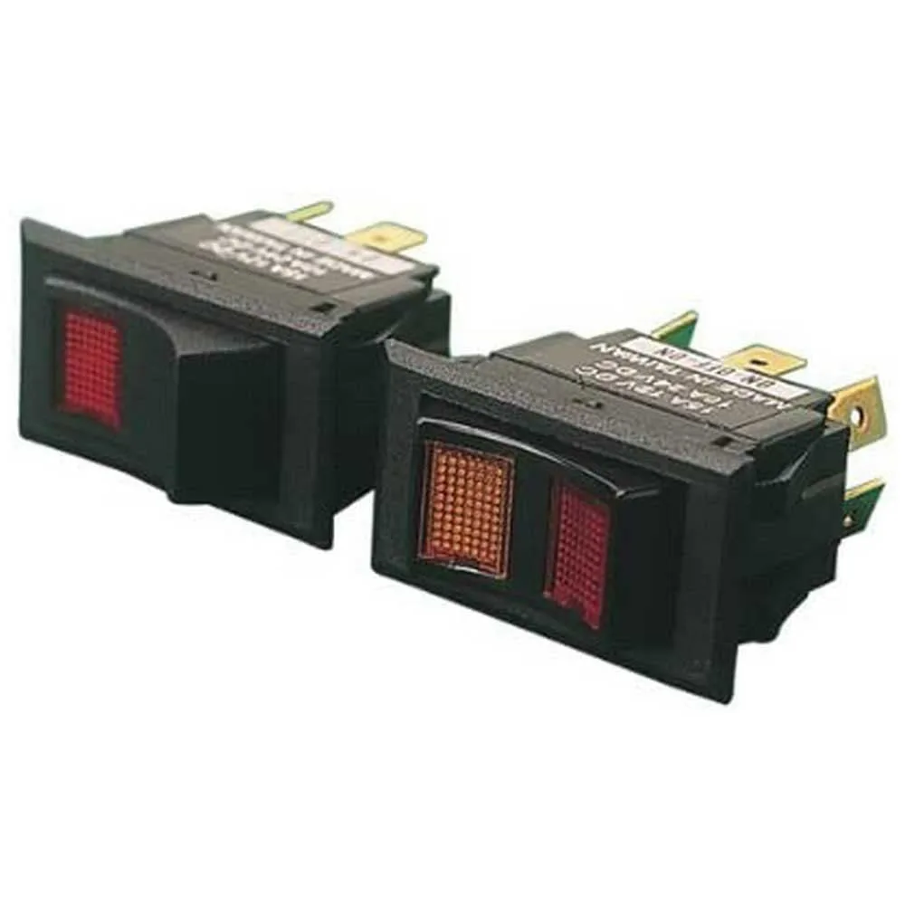 Sea-Dog 420251-1 Illuminating Rocker Switch, On/Off / Red Lens