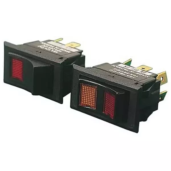 Sea-Dog 420251-1 Illuminating Rocker Switch, On/Off / Red Lens