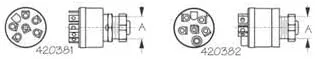Sea-Dog 420382-1 Magneto Style 1 Three Position Ignition Switch