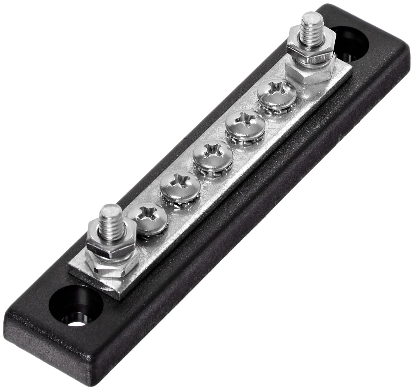 Sea-Dog 426710-1 Tin Plated Brass Line Buss Bar Terminal Screw - 5-Position, 100A