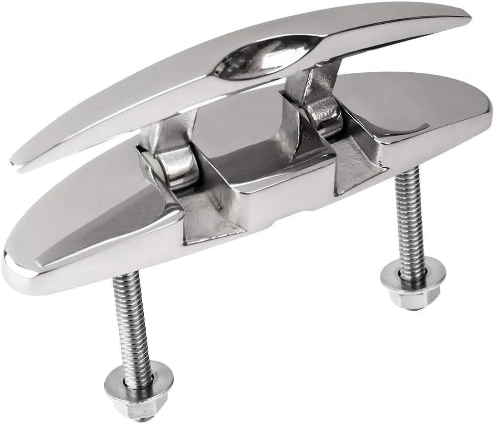 Sea-Dog 5" Oval SS Folding Cleat w/Hidden Hex Bolts