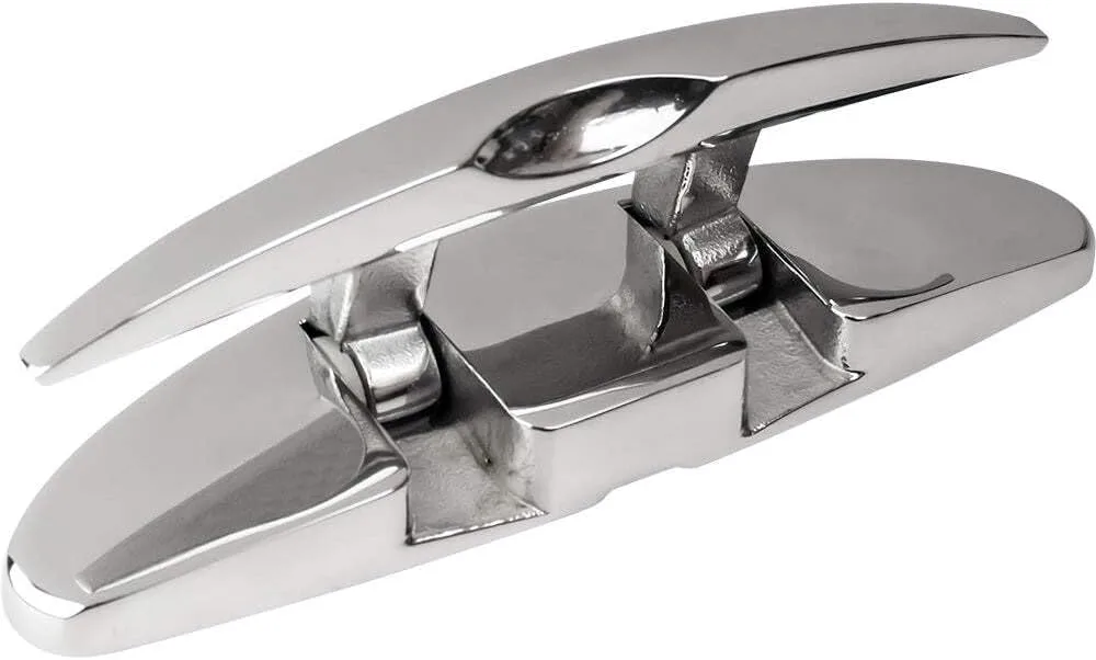 Sea-Dog 5" Oval SS Folding Cleat w/Hidden Hex Bolts