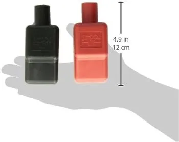 Sea Dog 415115-1 5/8" Battery Terminal Covers - Red/Black, Packaged