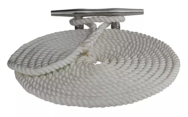 Sea Dog 302116035WH-1 Double Braided Nylon Dock Line, 5/8"X35' / White