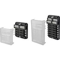 Sea-Dog Blade Style LED Indicator Fuse Block w/Negative Bus Bar - 6 Circuit