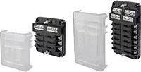 Sea-Dog Blade Style LED Indicator Fuse Block w/Negative Bus Bar - 6 Circuit