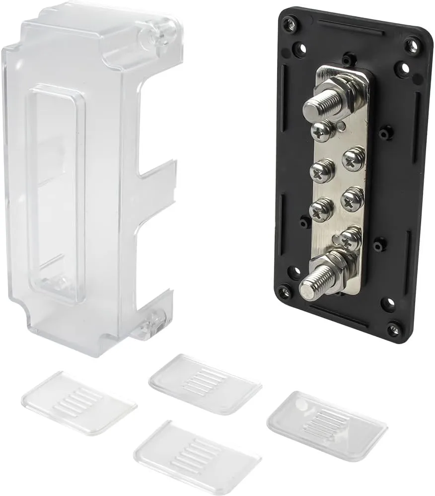 Sea-Dog Buss Bar w/Cover - 6 Terminals