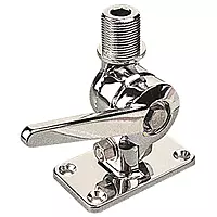 Sea-Dog Adjustable Antenna Base - Die Cast Zinc Chrome Plated