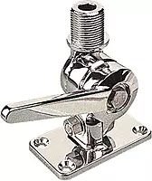 Sea-Dog Adjustable Antenna Base - Die Cast Zinc Chrome Plated
