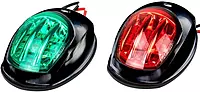 Sea-Dog Black LED Navigation Lights - Port & Starboard