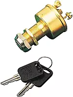 Sea-Dog Brass 3-Position Key Ignition Switch