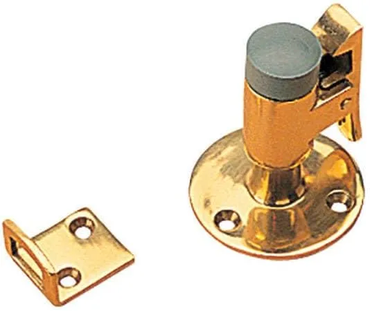 Sea-Dog Door Stop Catch - Brass - 2" [222712-1]