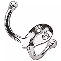 Seadog 6715101 Chrome Brass Double Coat Hook