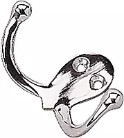Seadog 6715101 Chrome Brass Double Coat Hook