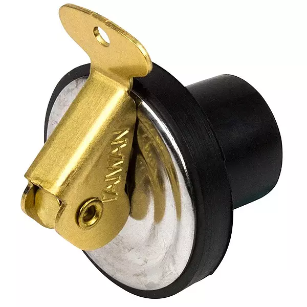 Sea Dog Brass/Neoprene Baitwell Plug - 5/8"-Pair