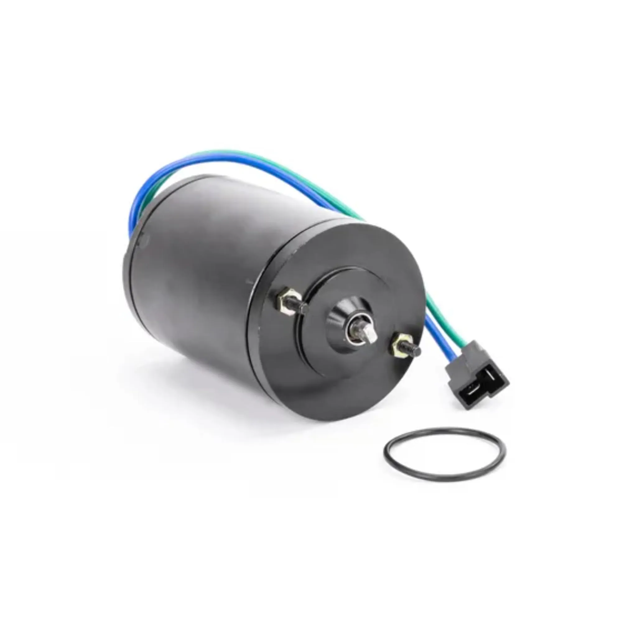 Sea-Dog Quarter-Turn Textured Deck Plate w/Internal Collar - Black - 8"