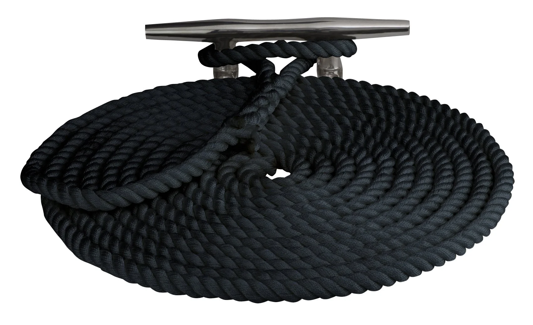 Sea Dog 302112030BK-1 Double Braided Nylon Dock Line, 1/2" X 30' / Black