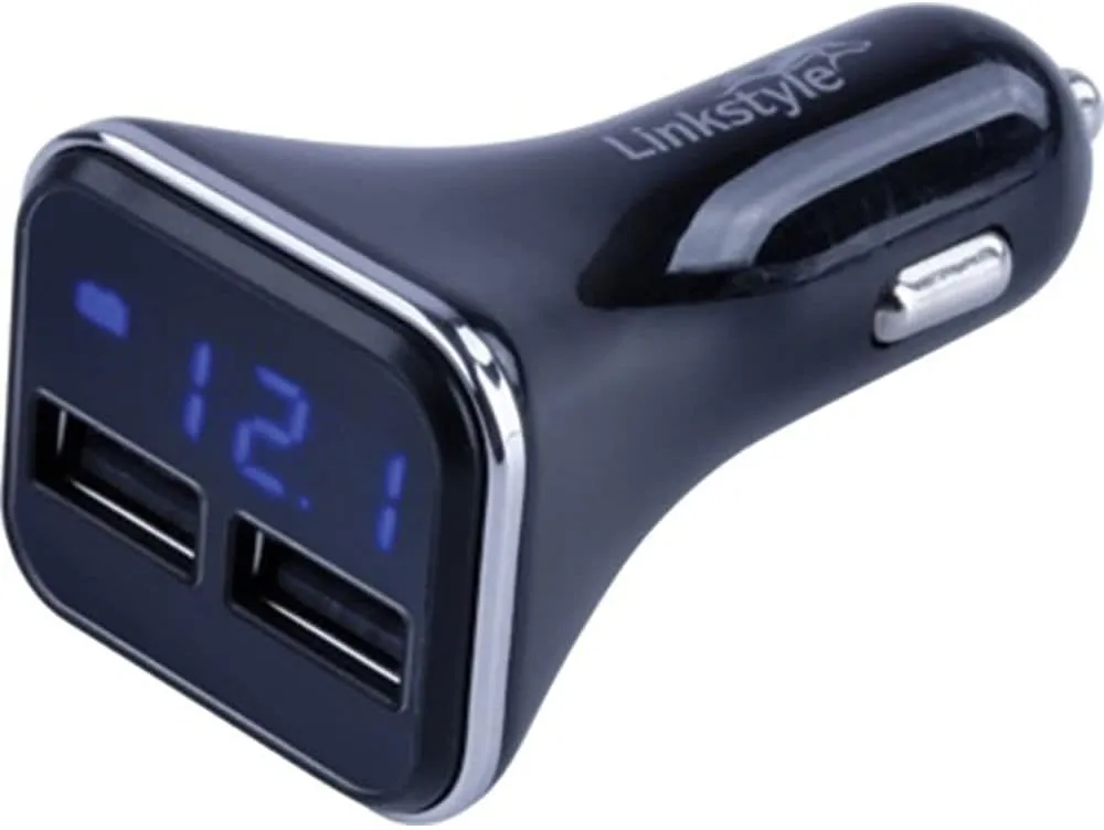 Sea-Dog Dual USB Power Plug w/Voltage/Amp Meter