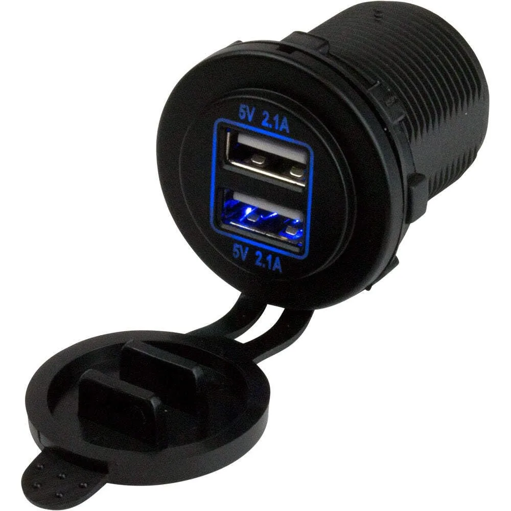 Sea Dog 426515-1 Double USB Power Socket