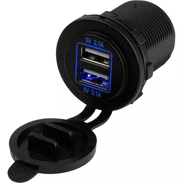 Sea Dog 426515-1 Double USB Power Socket
