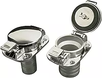 Sea-Dog Stainless Steel Flip Top Deck Fill - Gas - 2" Hose