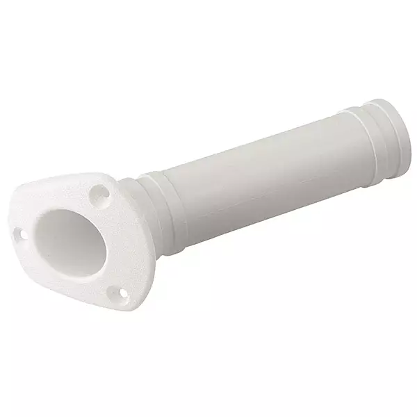 Sea Dog 325161-1 Flush Mount Rod Holder , White , 9-1/2" L x 1-5/8" ID