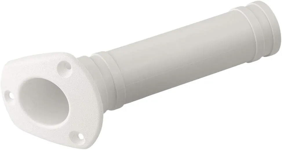Sea Dog 325161-1 Flush Mount Rod Holder , White , 9-1/2" L x 1-5/8" ID