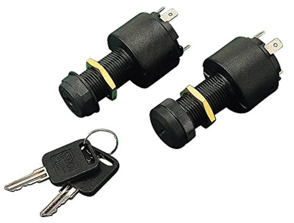 Ignition Switch 4 POS Poly Blade
