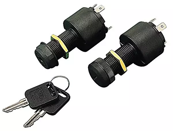 Ignition Switch 4 POS Poly Blade