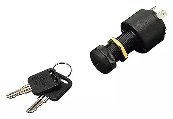 Sea Dog 420375-1 Four-Position Ignition Switch, Long Shaft