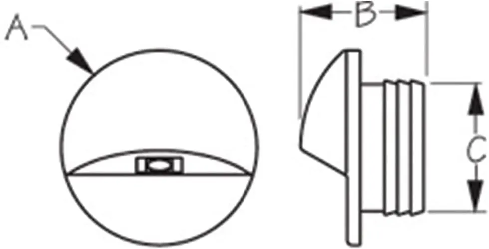Sea-Dog LED Alcor Courtesy Light - White