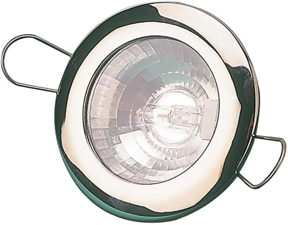 Sea-Dog LED Overhead Light 2-7/16" - Brushed Finish - 60 Lumens - Clear Lens - Stamped 304 Stainless Steel