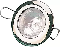 Sea-Dog LED Overhead Light 2-7/16" - Brushed Finish - 60 Lumens - Clear Lens - Stamped 304 Stainless Steel