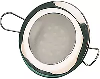 Sea-Dog LED Overhead Light 2-7/16" - Brushed Finish - 60 Lumens - Frosted Lens - Stamped 304 Stainless Steel