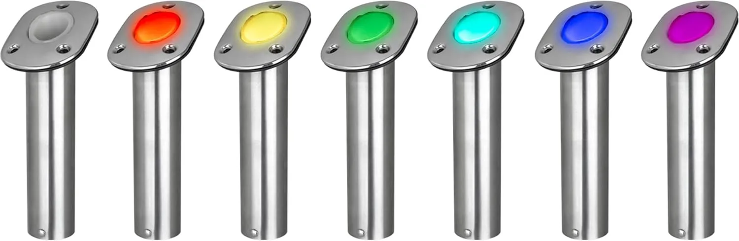 Sea-Dog LED RGB Rod Holder w/Tube Insert