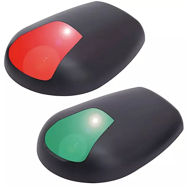 Sea-Dog Black Side Mount LED Navigation Lights - 1 NM - Port & Starboard