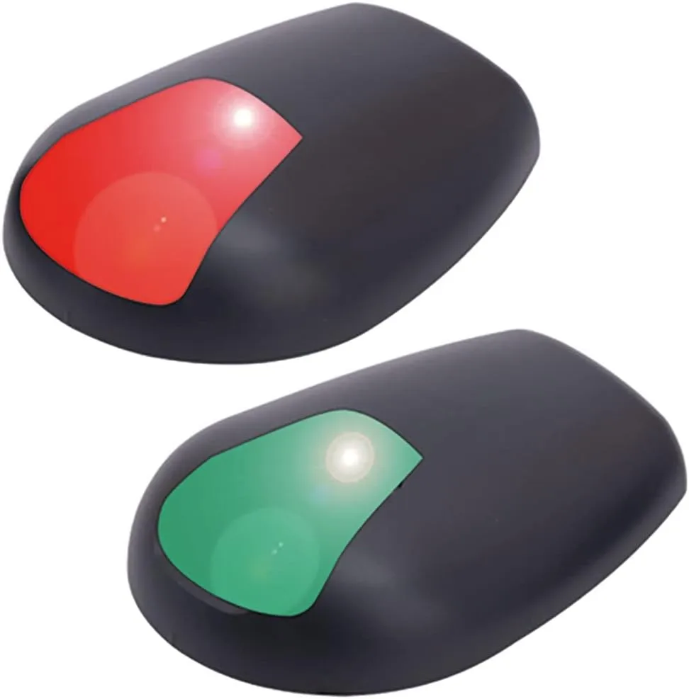 Sea-Dog Black Side Mount LED Navigation Lights - 1 NM - Port & Starboard