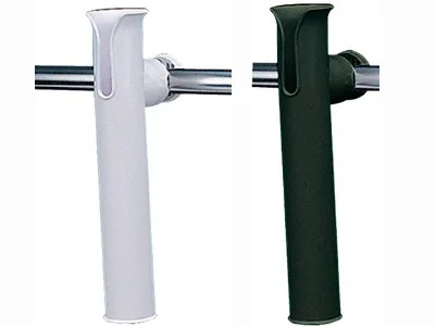 Poly Rail Mount Rod Holder - White