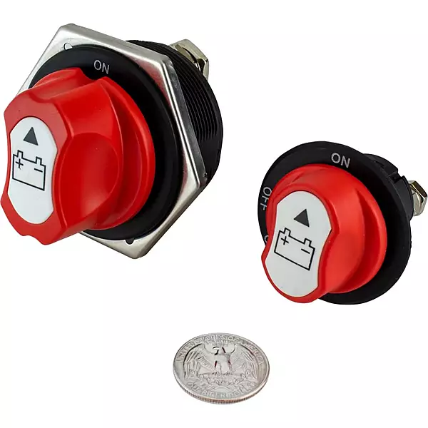 Sea-Dog Mini Battery Switch Key w/Removable Knob - 32V & 300A