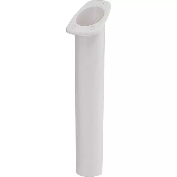 Sea-Dog Narrow Gunnel Flush Mount Rod Holder - White