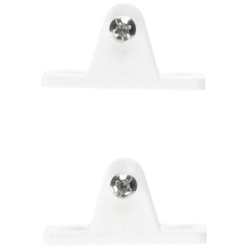 Sea-Dog Nylon Angled Deck Hinge - White