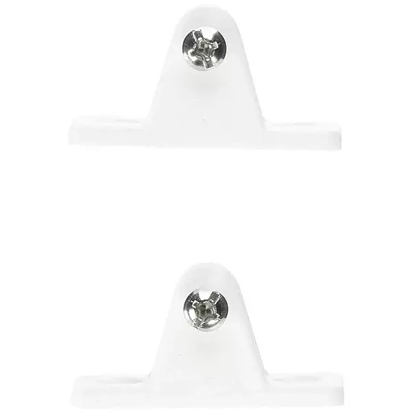 Sea-Dog Nylon Angled Deck Hinge - White