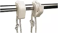 Sea Dog 327200-1 Rail Mount Loop Cleat Fender Holder , White 1 Count (Pack of 1)