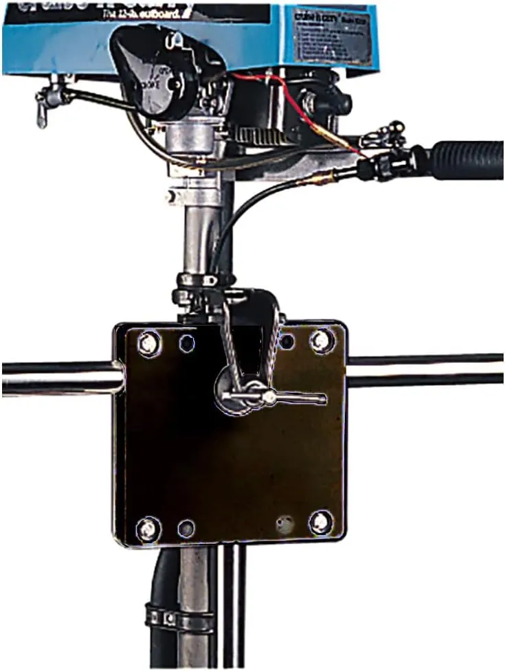 Sea-Dog Poly Rail Mount Motor Bracket - Black [327151-1]